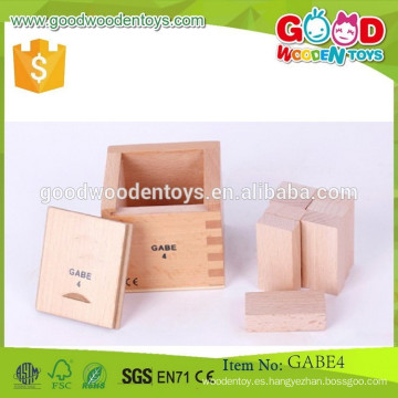 Juguetes rectangulares vendedores calientes de los prismas juguetes educativos del gabe de los juguetes del gabe de madera del OEM para el niño